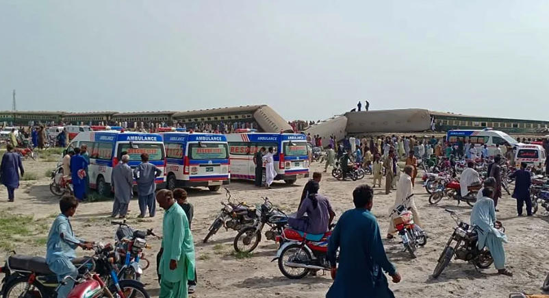 პაკისტანში სარკინიგზო კატასტროფის შედეგად დაღუპულთა რიცხვი გაიზარდა