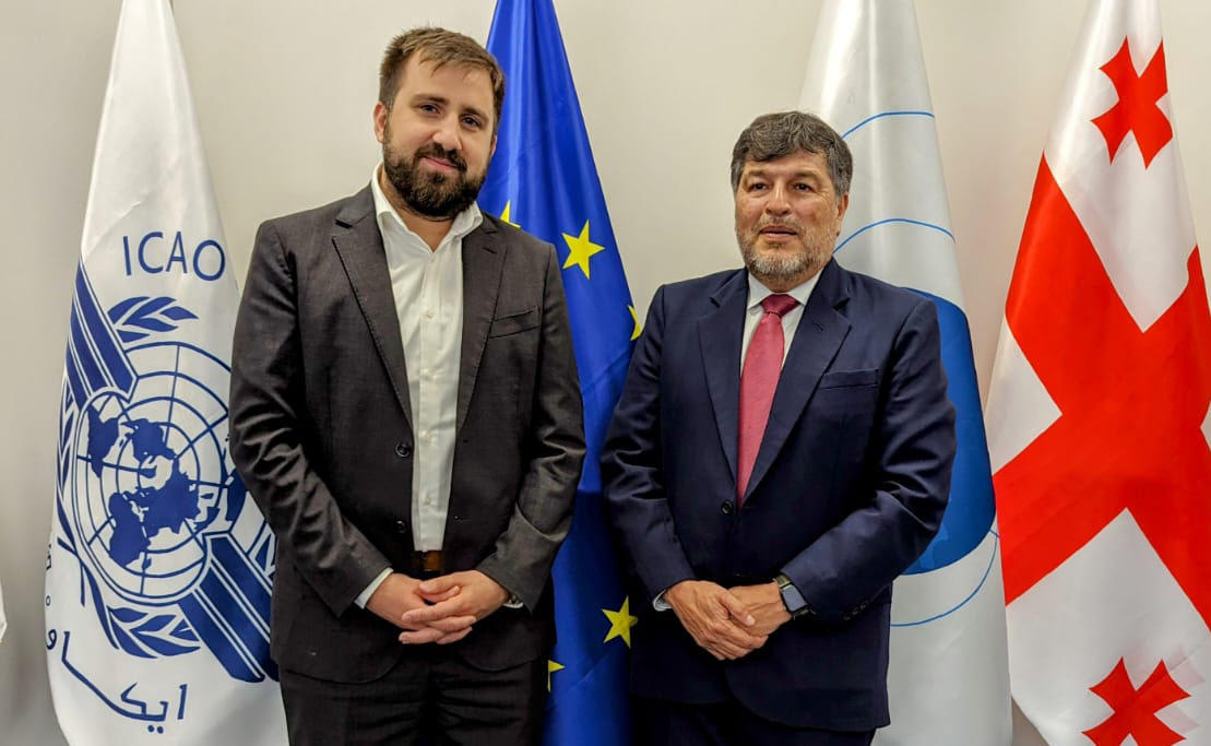 ირაკლი ქარქაშაძე ICAO-ს ტექნიკური თანამშრომლობის ბიუროს დირექტორს შეხვდა