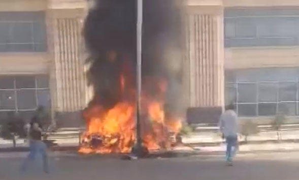 ჰუალინგთან ავტოსაგზაო შემთხვევის შედეგად მანქანას ცეცხლი გაუჩნდა, ავტომობილში მყოფი პირი დაიღუპა