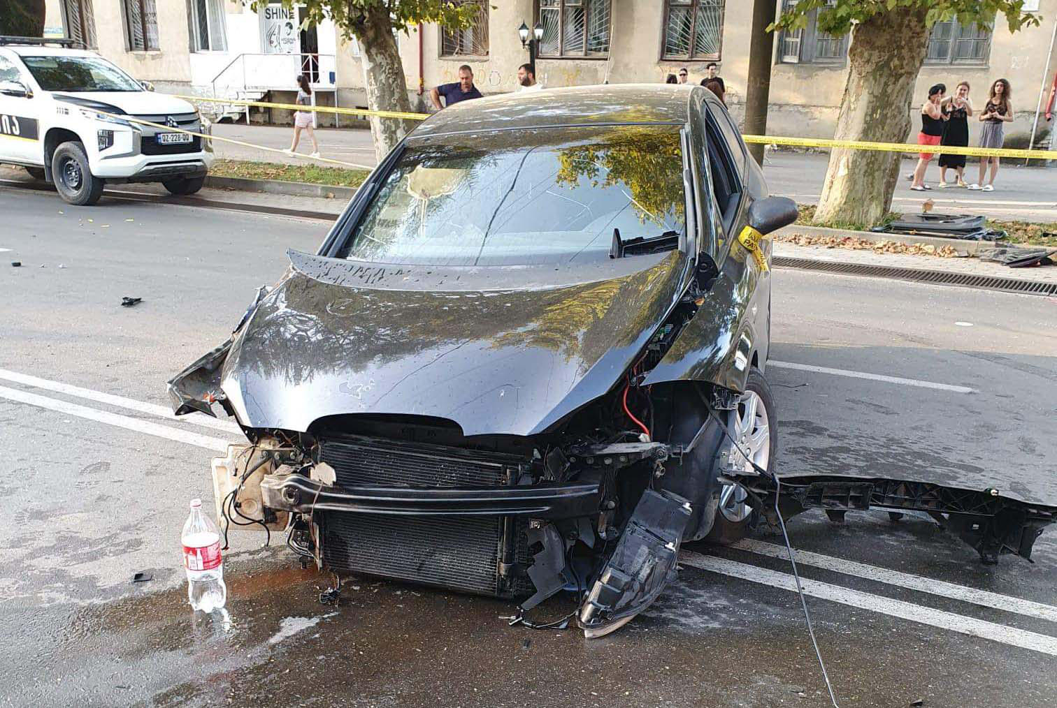 ზუგდიდში, ავტოსაგზაო შემთხვევის შედეგად ერთი პირი დაშავდა