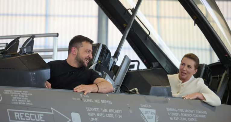 დანია უკრაინას F-16 ტიპის 19 თვითმფრინავს გადასცემს