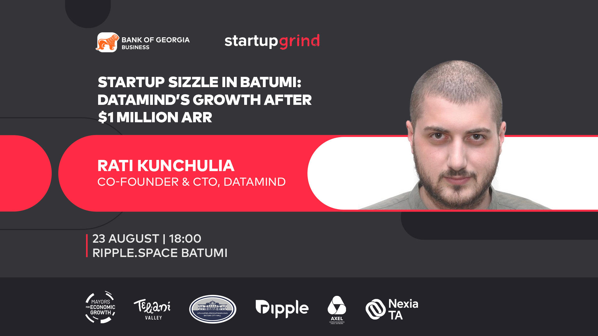 „საქართველოს ბანკის“ მხარდაჭერით, ბათუმში Startup Grind-ის მორიგი ღონისძიება გაიმართება