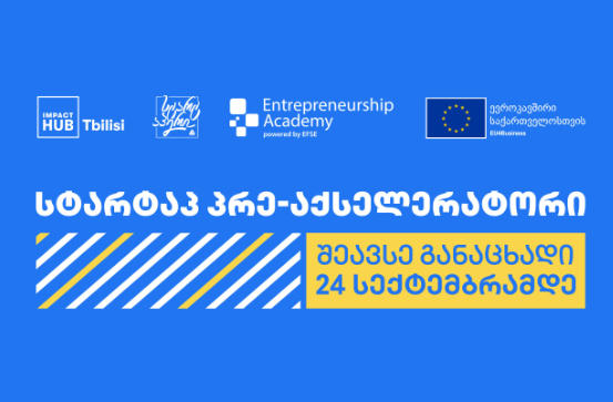 სტარტაპ პრე-აქსელერატორი 2023 იწყება