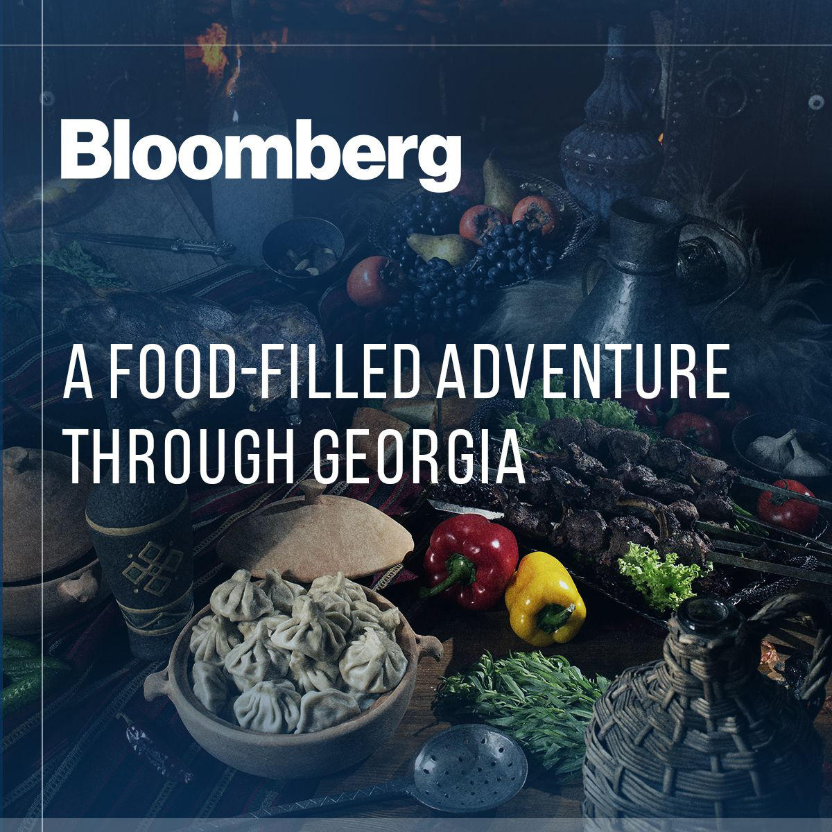 Bloomberg სტატიას - „მდიდრული გასტრონომიული თავგადასავალი საქართველოში“ აქვეყნებს