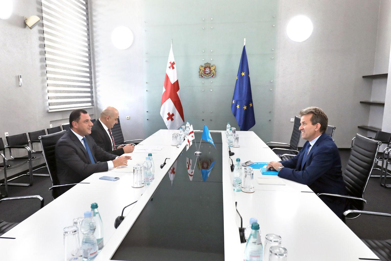 გიორგი ამილახვარმა საქართველოში გაეროს ბავშვთა ფონდის ახლად დანიშნულ წარმომადგენელთან შეხვედრა გამართა