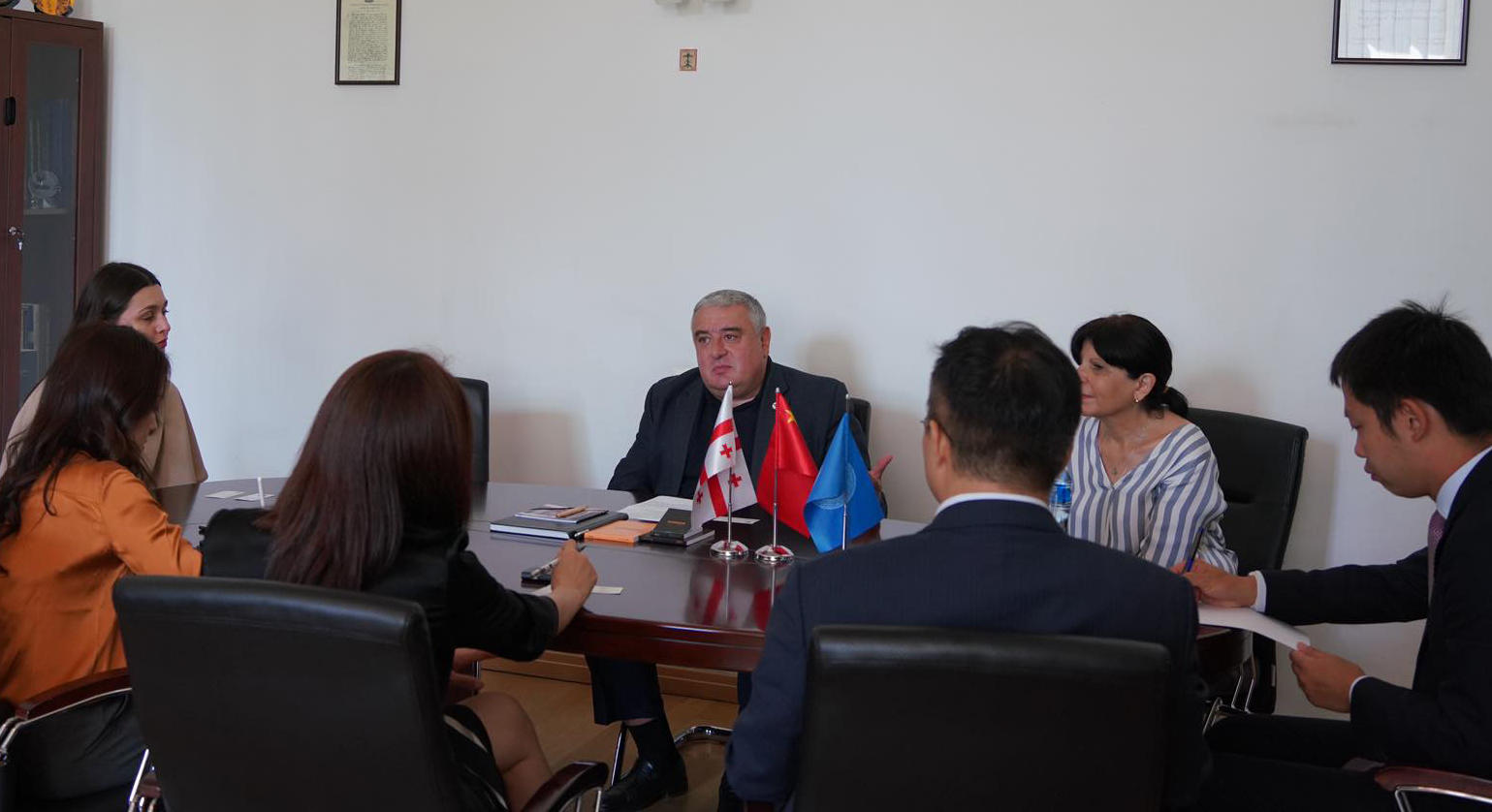 ჯაბა სამუშიამ ჩინეთის საგარეო ურთიერთობების უნივერსიტეტის დელეგაციას უმასპინძლა