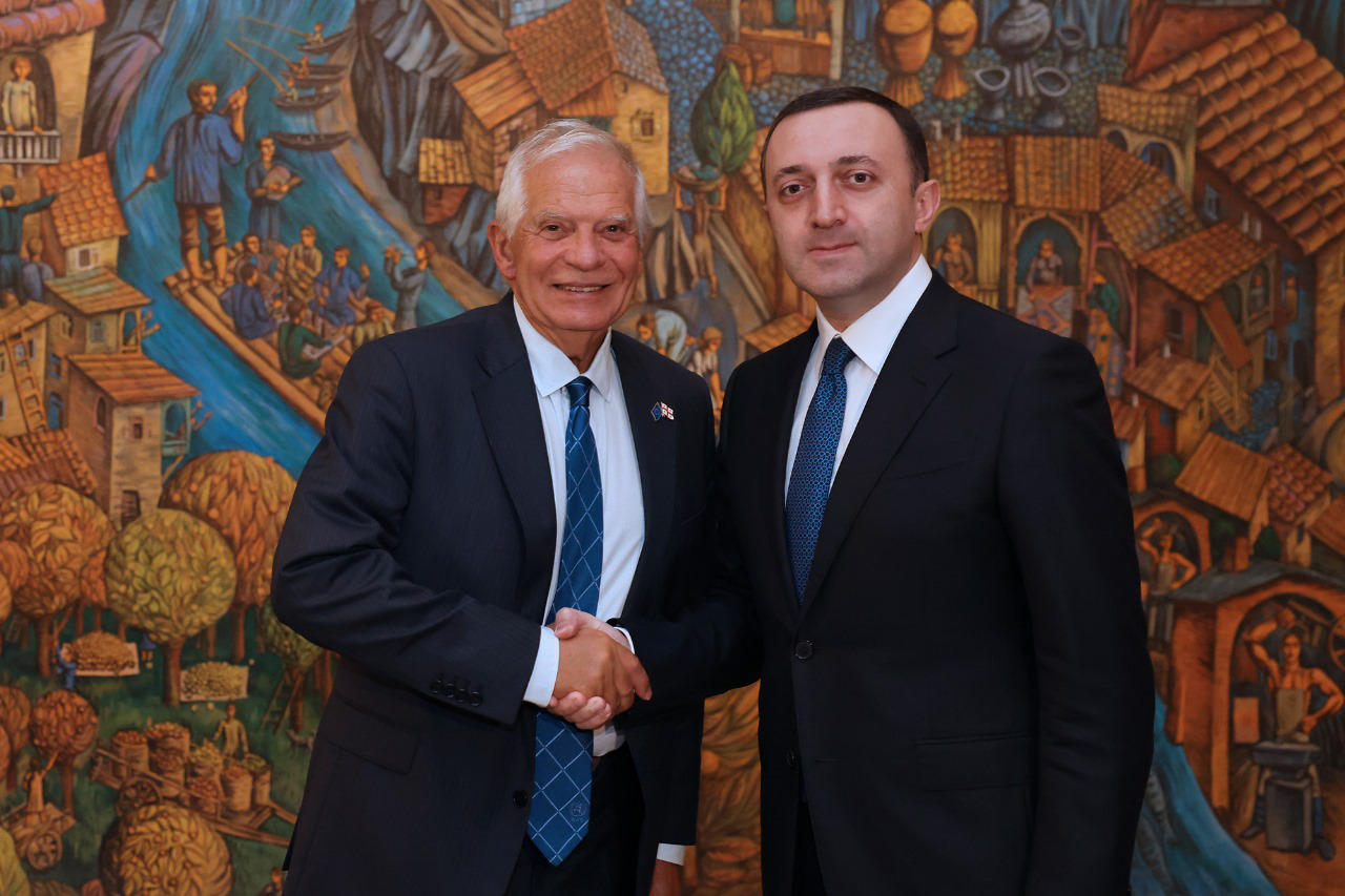 Josep Borrell meeting with Irakli Gharibashvili