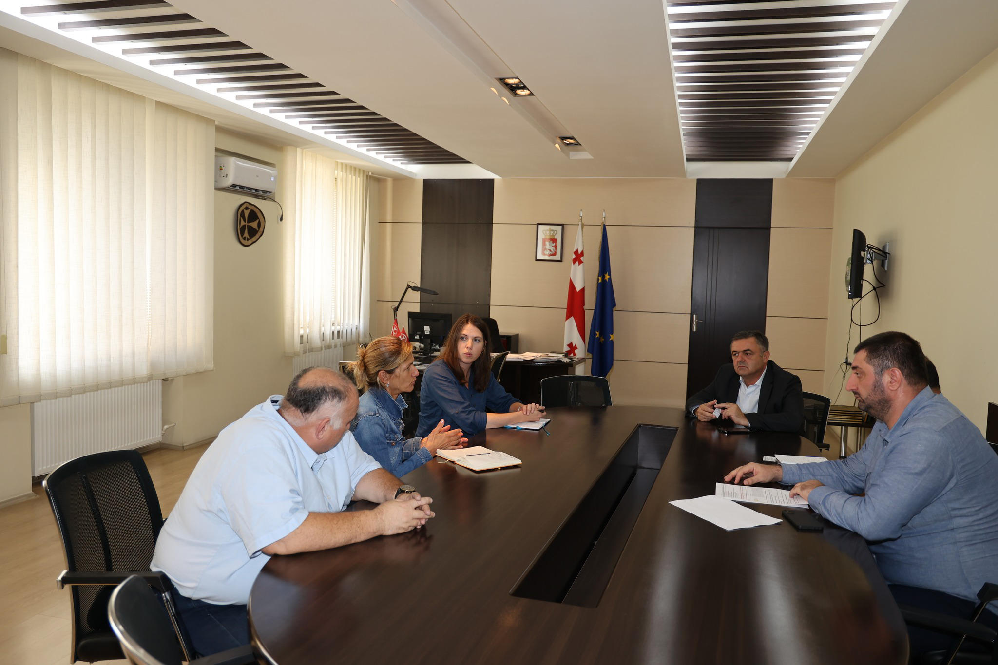 ბოლნისის მუნიციპალიტეტის მერი შვედური ორგანიზაციის SALAR International-ის წარმომადგენელს შეხვდა