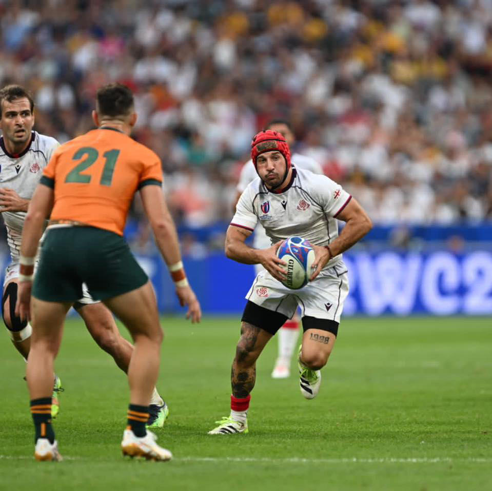 რაგბის მსოფლიო თასზე საქართველოს ნაკრები ავსტრალიასთან დამარცხდა