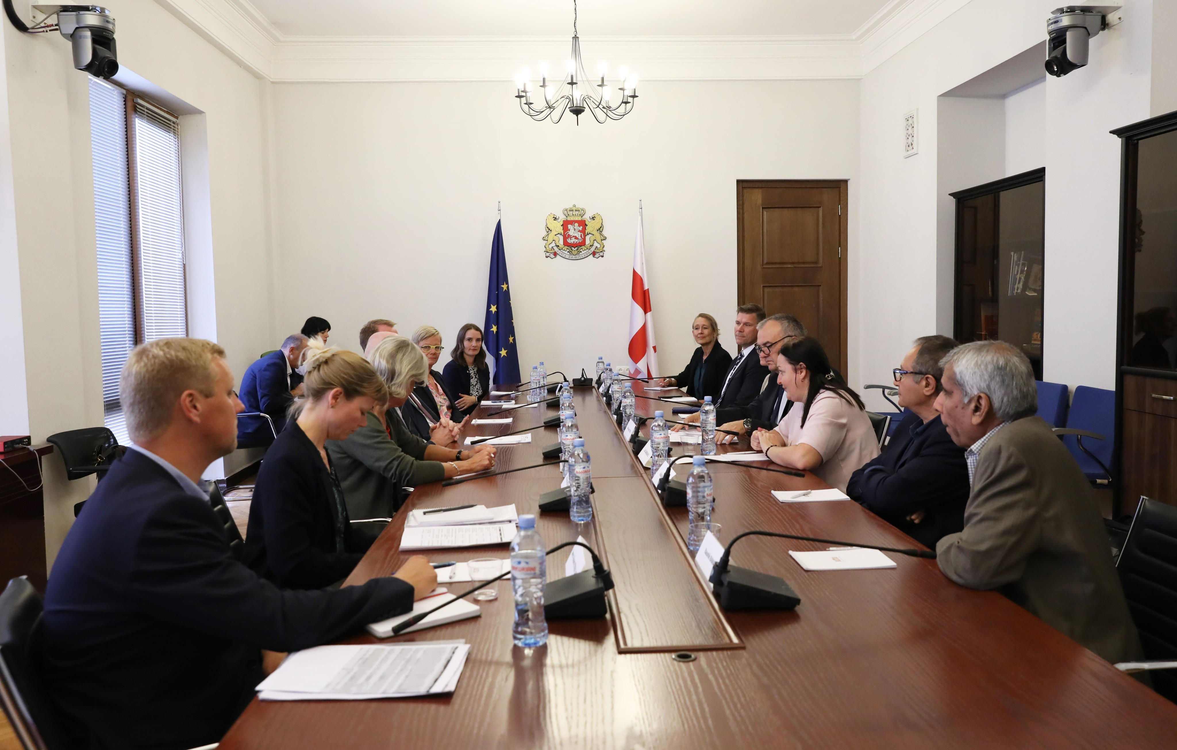 ვლადიმერ კახაძე დიაბეტის მსოფლიო ფონდის წარმომადგენლობით დელეგაციას შეხვდა