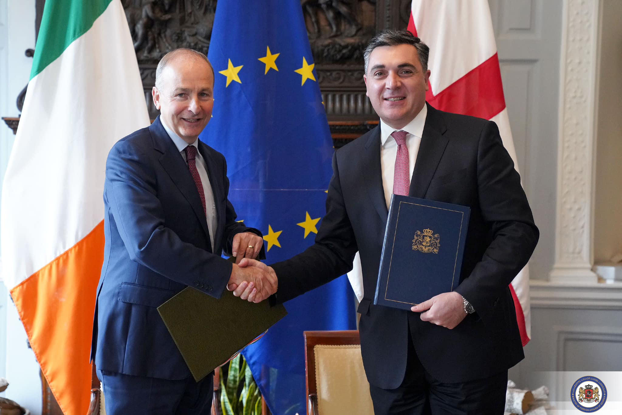 ირლანდიის საგარეო საქმეთა მინისტრი - ირლანდია საქართველოს ევროკავშირში გაწევრიანების მტკიცე მხარდამჭერია