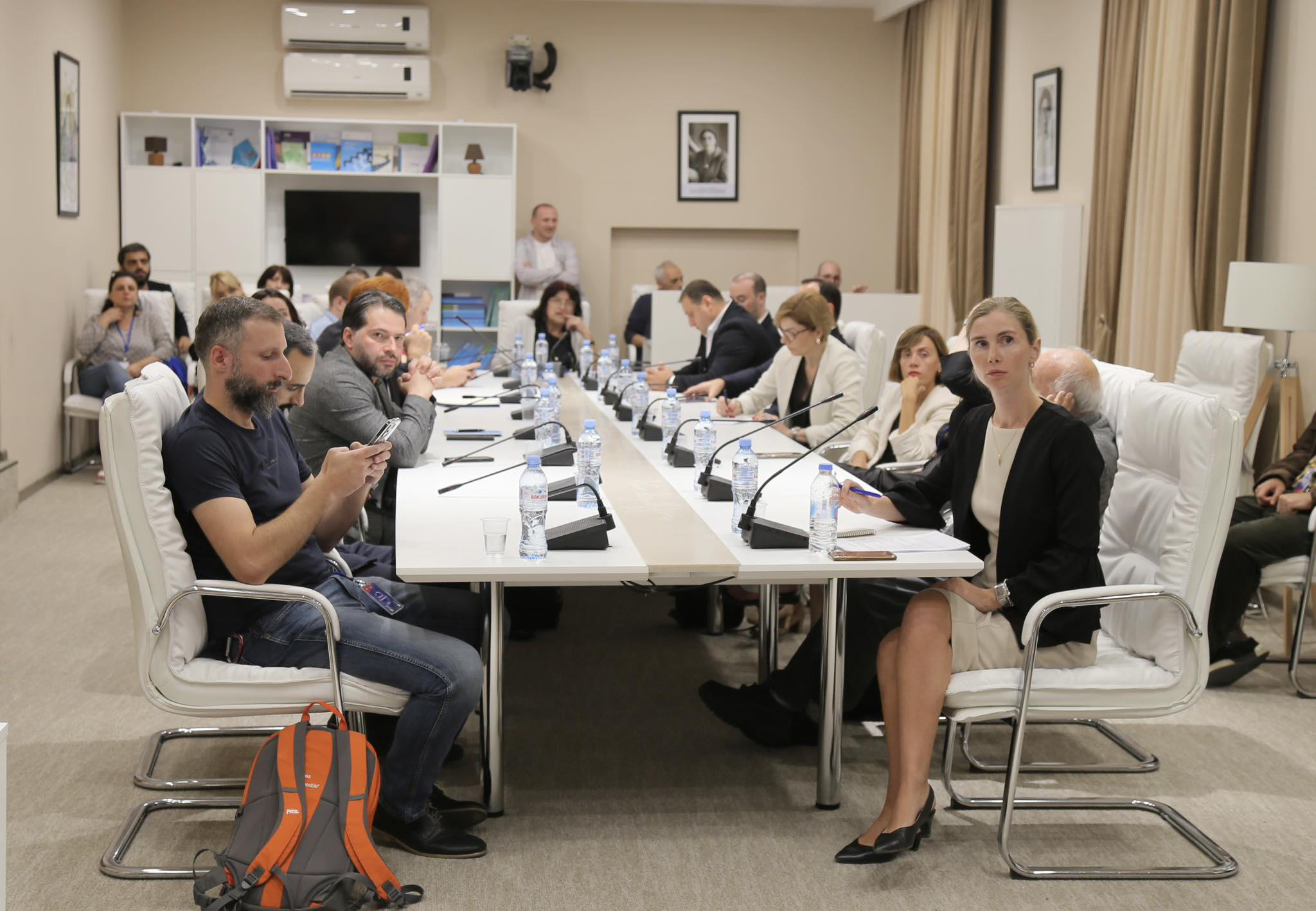 პარლამენტში შოვის ტრაგედიასთან დაკავშირებით "გამარჯვების პლატფორმის" ორგანიზებით გარემოს დაცვის ექსპერტებთან შეხვედრა მიმდინარეობს