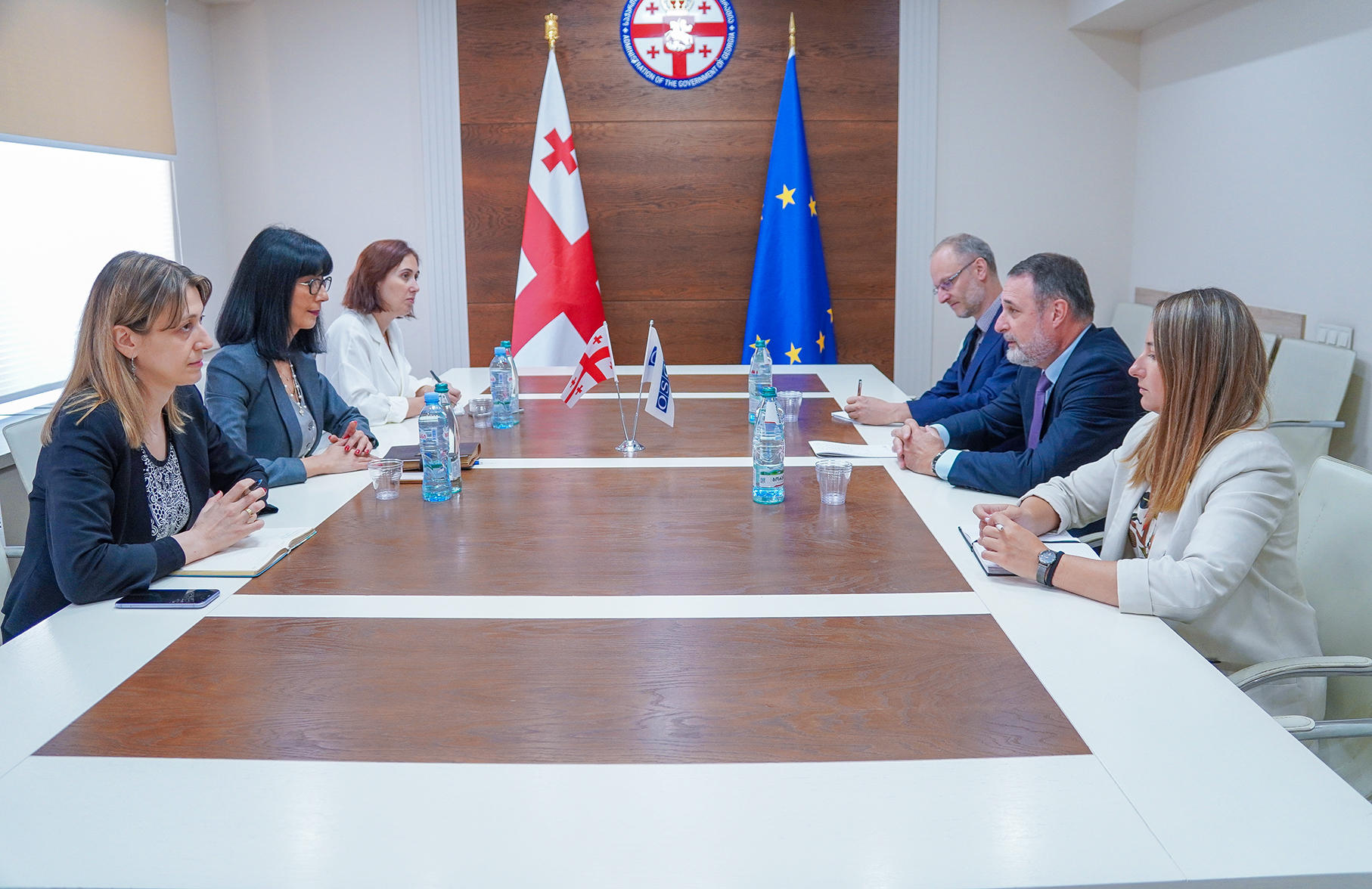 თეა ახვლედიანმა სამხრეთ კავკასიაში ეუთო-ს სპეციალურ წარმომადგენელთან შეხვედრა გამართა