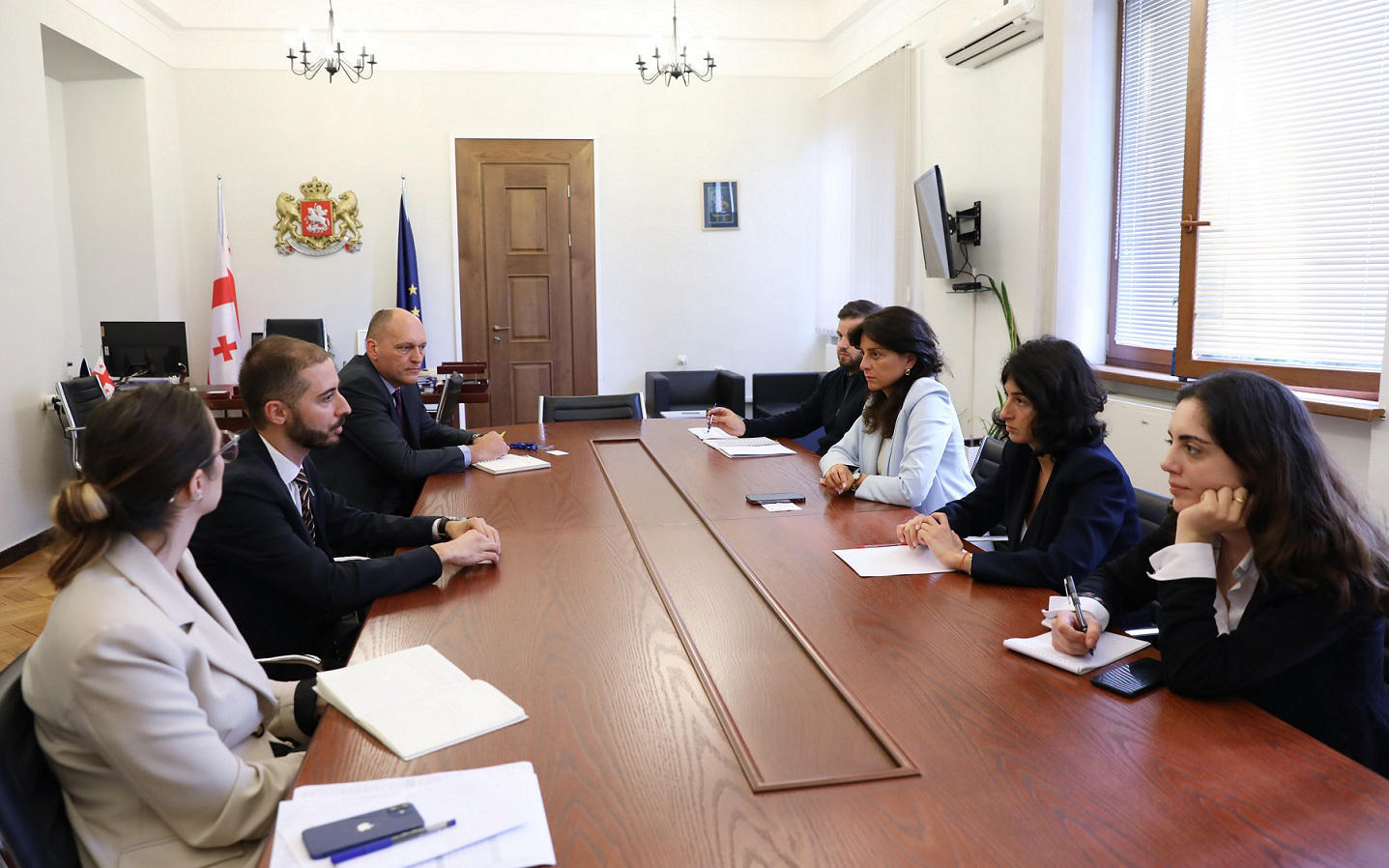 მაია ბითაძე და სალომე ქურასბედიანი გაერო-ს განვითარების პროგრამის წარმომადგენლებს შეხვდნენ