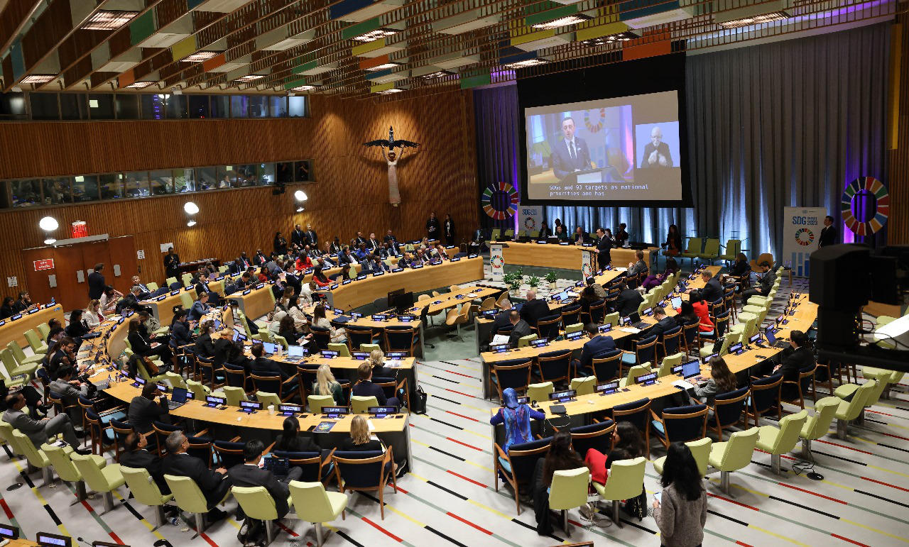 ირაკლი ღარიბაშვილი - საქართველო სიტყვებს ქმედებად აქცევს გაეროს მდგრადი განვითარების მიზნებთან ეროვნული პოლიტიკის  თავსებადობის უზრუნველსაყოფად