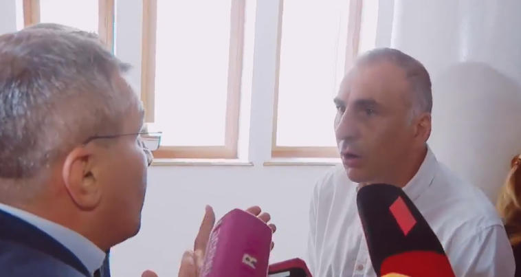 მამუკა მდინარაძე ალეკო ელისაშვილს  ფარცხალაძეზე - რა იცი ბიჭო, აგენტი რომაა, დადე მტკიცებულება!