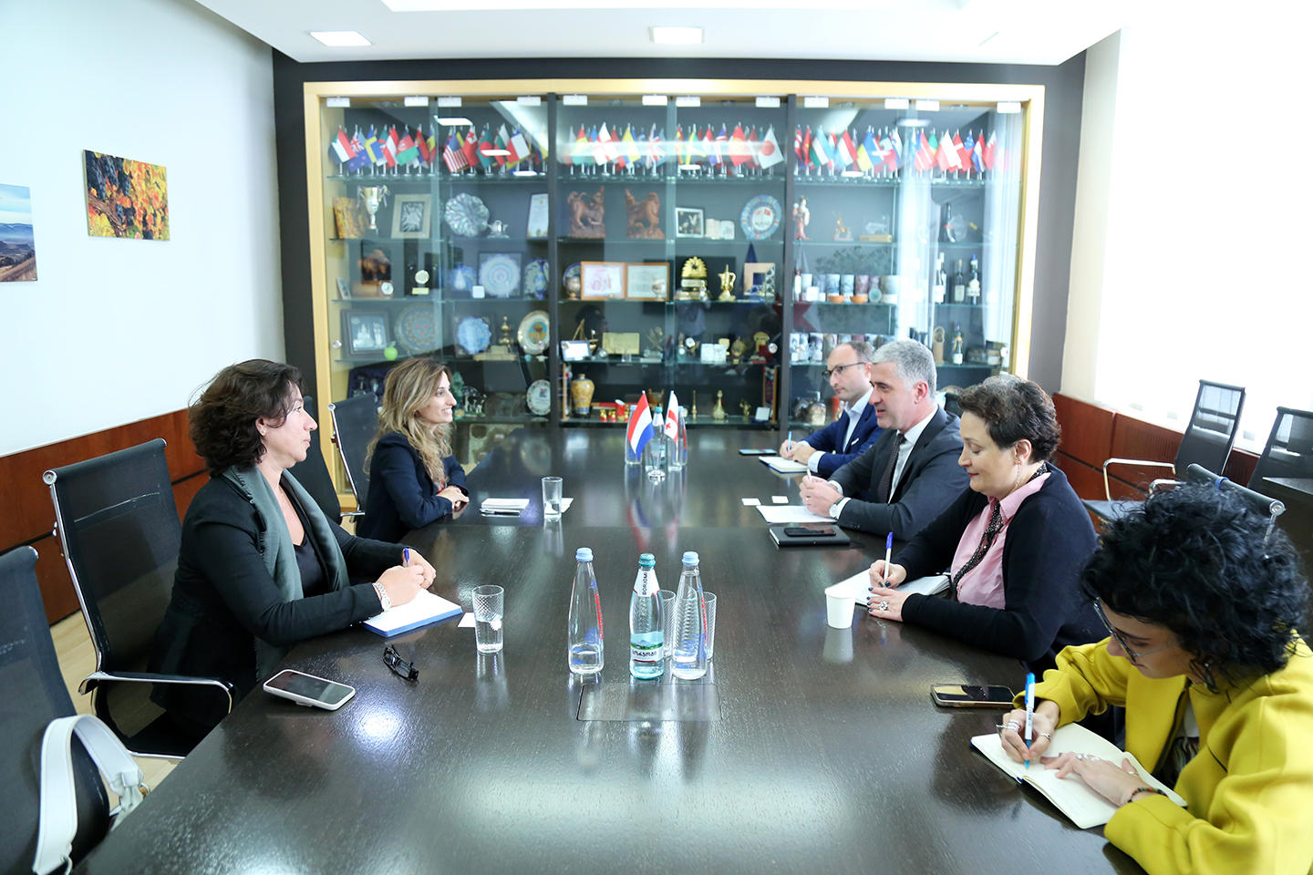 ოთარ შამუგია - მნიშვნელოვანი წინსვლა გვაქვს, როგორც გარემოს დაცვის, ისე სოფლის მეურნეობის განვითარების კუთხით და ვფიქრობ, ამ შედეგს წლის ბოლოს შესაბამისი შეფასება ექნება