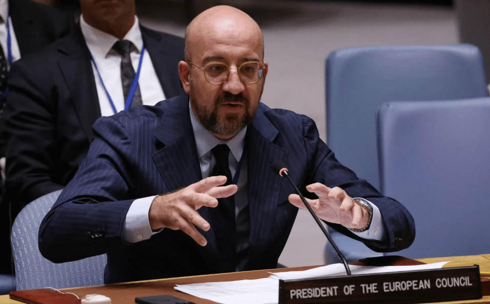 შარლ მიშელი გაეროს  - უკრაინა დანაშაულის ადგილია, დამნაშავე სწორედ ამ ოთახში ზის და იცით, ვინც ხართ - კრემლი ძველი რუსული იმპერიის აღდგენაზე ოცნებობს, უკრაინის შემდეგ, ვინ იქნება შემდეგი?