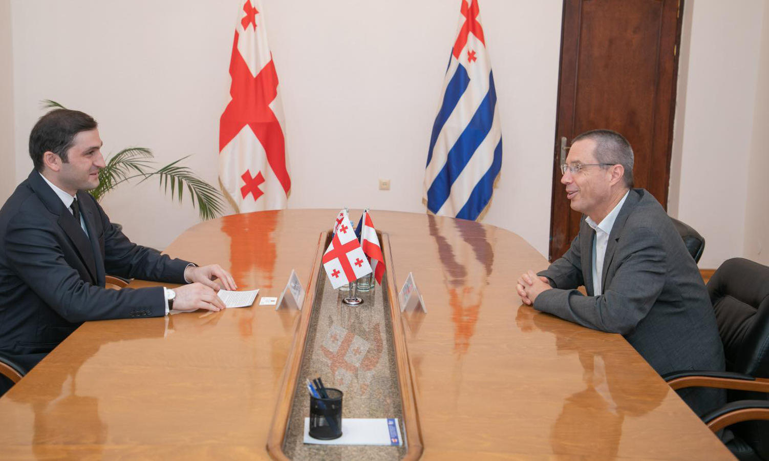 თორნიკე რიჟვაძე ავსტრიის ელჩს საქართველოში თომას მიულმანს შეხვდა