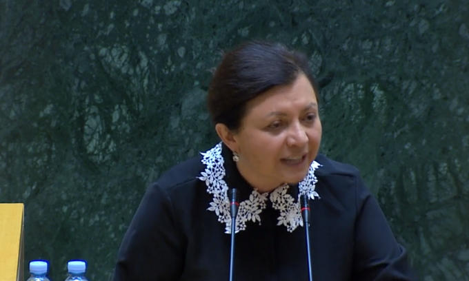 ეკა ხერხეულიძე „ქართული ოცნების“ დეპუტატს -  ბერაია არც გაბედო, ხმა ჩაიწყვიტე! შენი ტოლი და სწორი ნახე და იქ იყმუვლე, რეგვენო შენ!