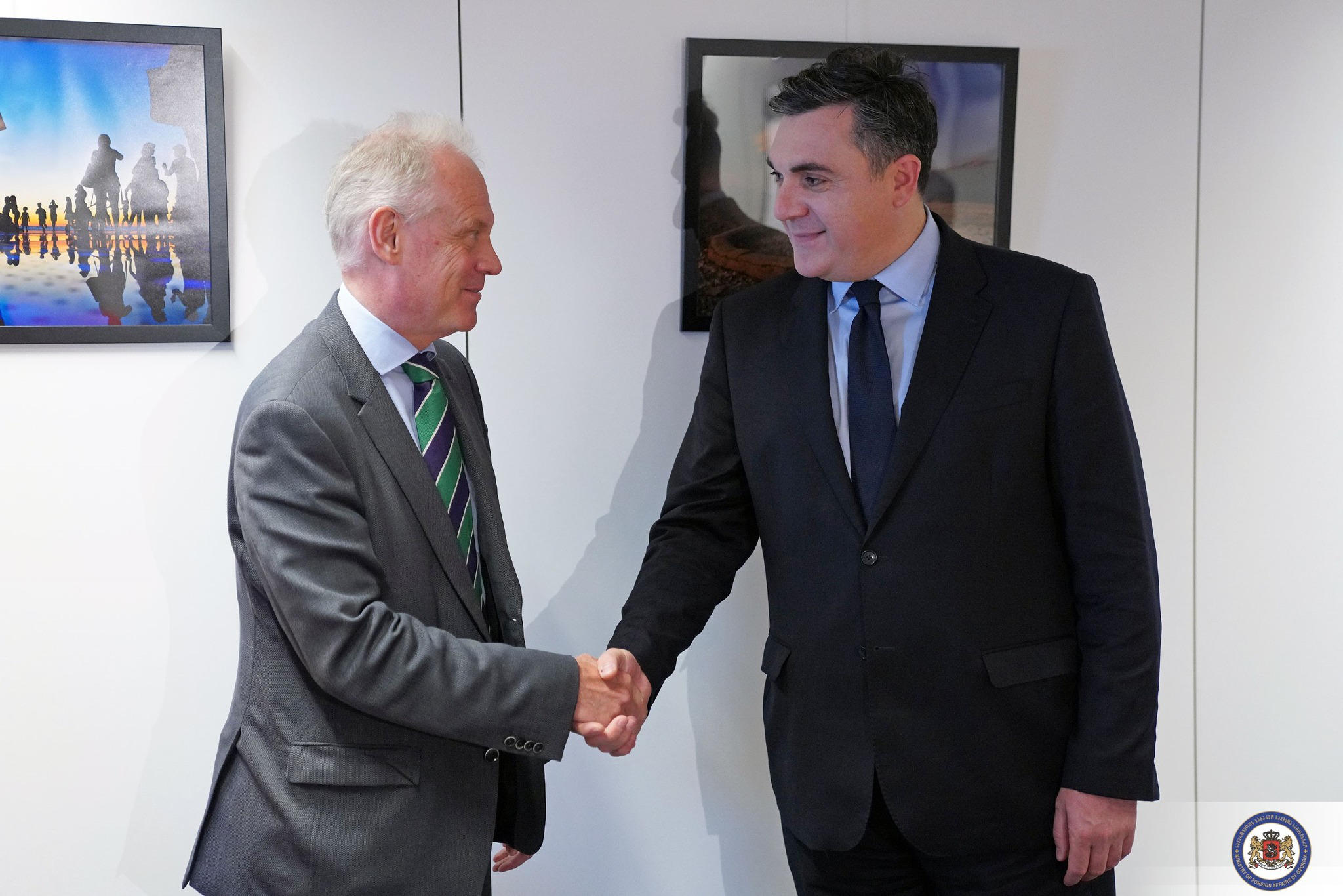 ბრიუსელში ვიზიტის ფარგლებში, ილია დარჩიაშვილი  ევროკომისიის გენერალური დირექტორატის გენერალურ დირექტორს, ხერტ იან კოპმანს შეხვდა