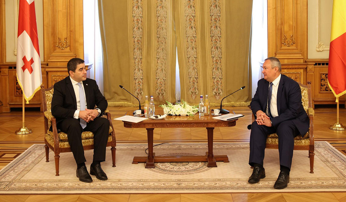 შალვა პაპუაშვილი რუმინეთის სენატის პრეზიდენტს შეხვდა