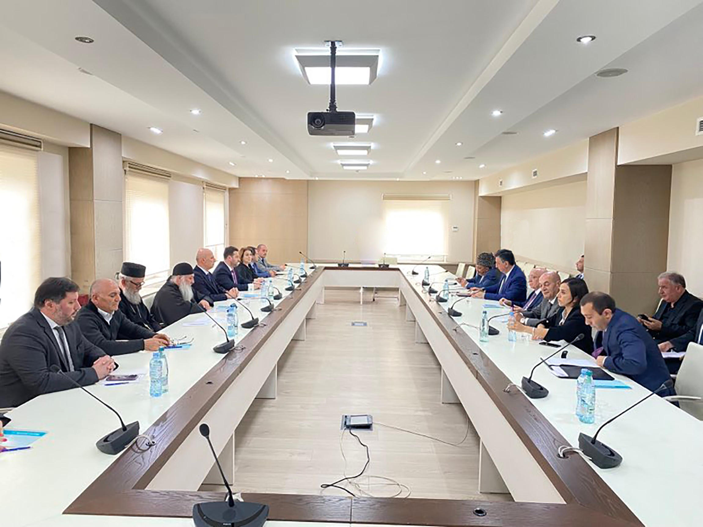 რელიგიის სააგენტოს აზერბაიჯანის კოლეგა ორგანიზაციის ხელმძღვანელი სტუმრობს