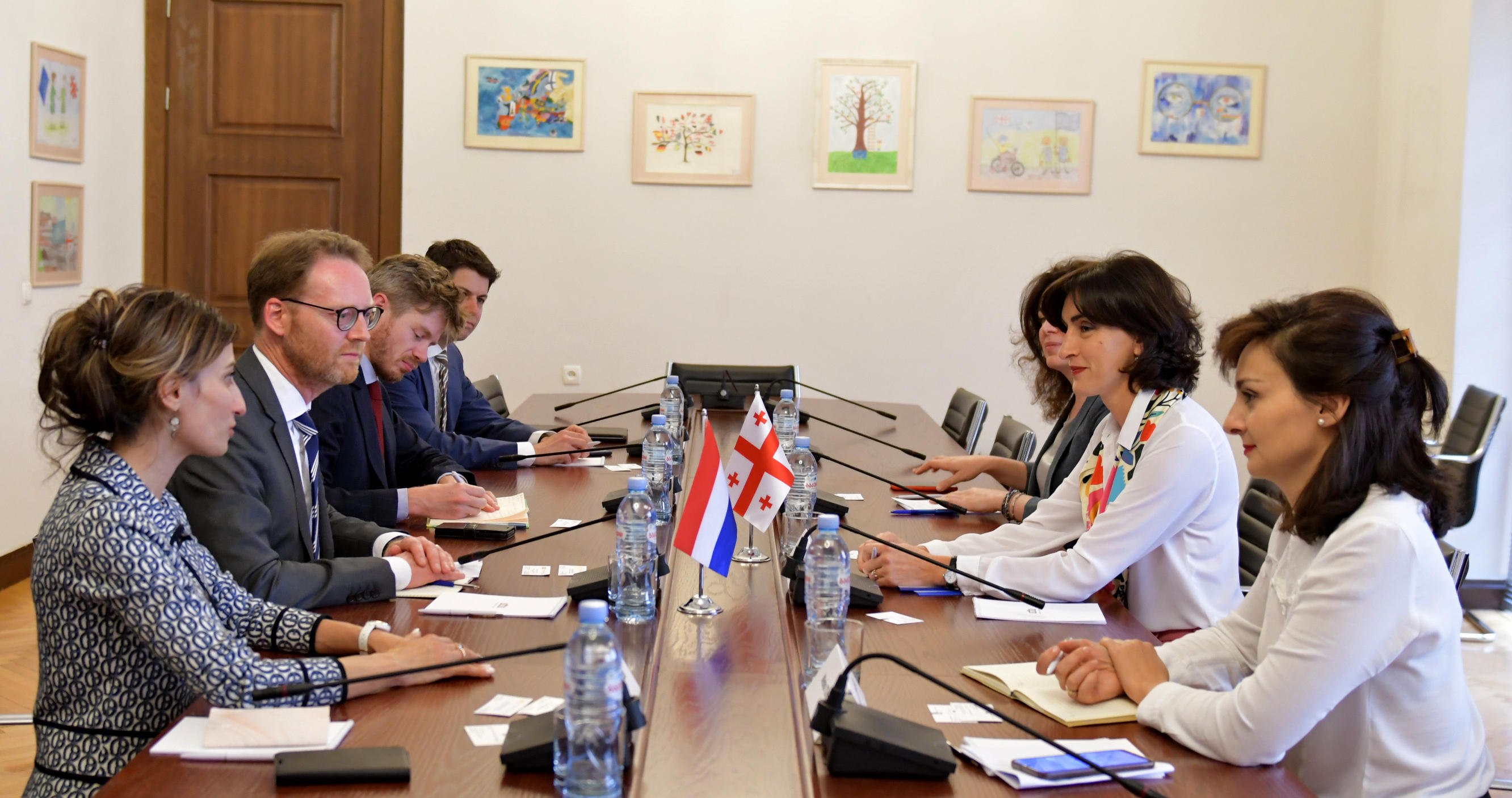 მაკა ბოჭორიშვილი აღმოსავლეთ პარტნიორობის საკითხებში ნიდერლანდების სამეფოს დელეგაციის  სპეციალურ წარმომადგენელს შეხვდა