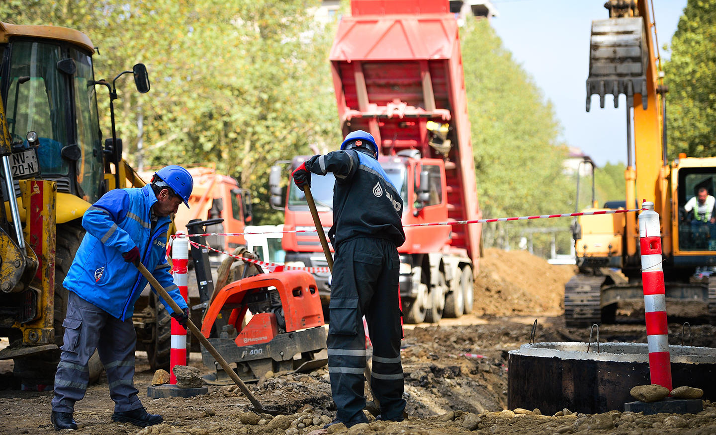 „ჯივიპი“ წერეთლის გამზირის სრული რეაბილიტაციის ფარგლებში წყალმომარაგების ქსელზე მეორე ეტაპის სამუშაოებს ატარებს