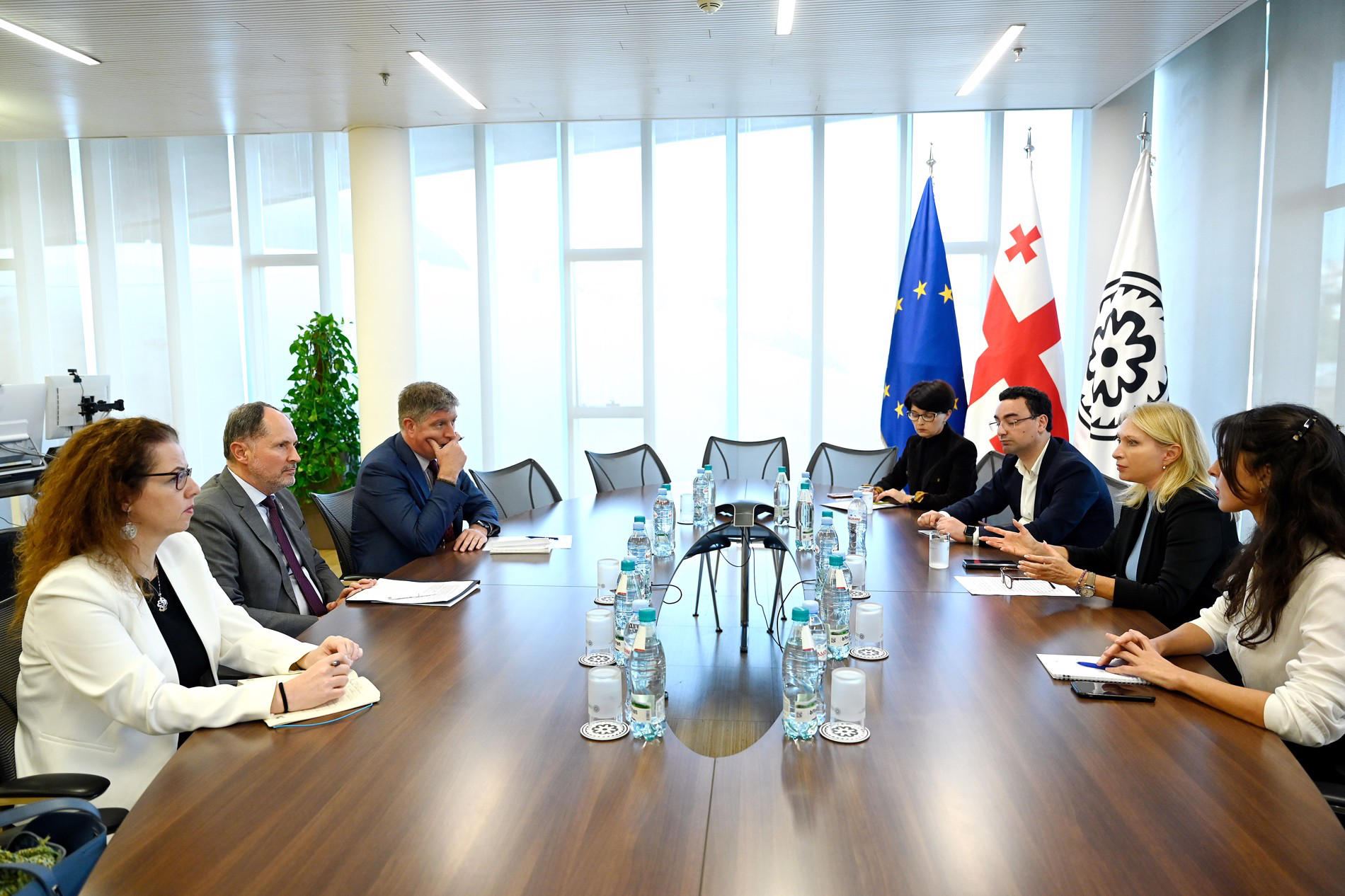 ნათია თურნავა ევროკავშირის ელჩთან  შეხვედრის შესახებ - საქართველოს საფინანსო სისტემა და ეროვნული ბანკი საერთაშორისო სანქციების შესრულების ერთგული რჩება