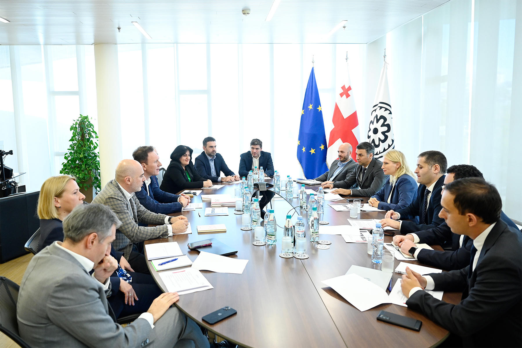 ნათია თურნავა კომერციული ბანკებისა და ბიზნეს ასოციაციის წარმომადგენლებს შეხვდა