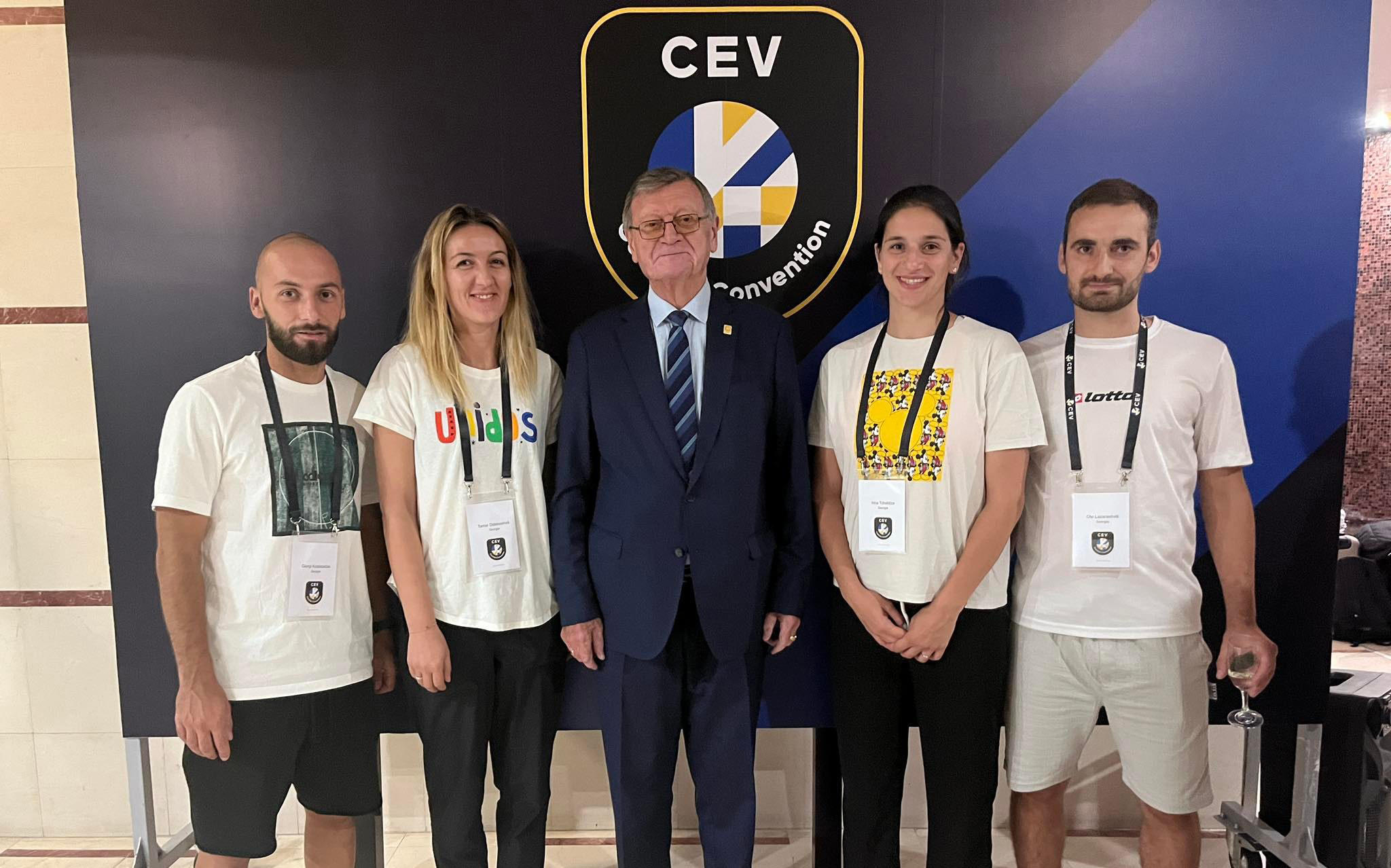 საქართველოს ფრენბურთის ეროვნული ფედერაცია კვალიფიკაციის ამაღლების მიზნით CEV მწვრთნელთა შეკრებაზე იმყოფებოდა