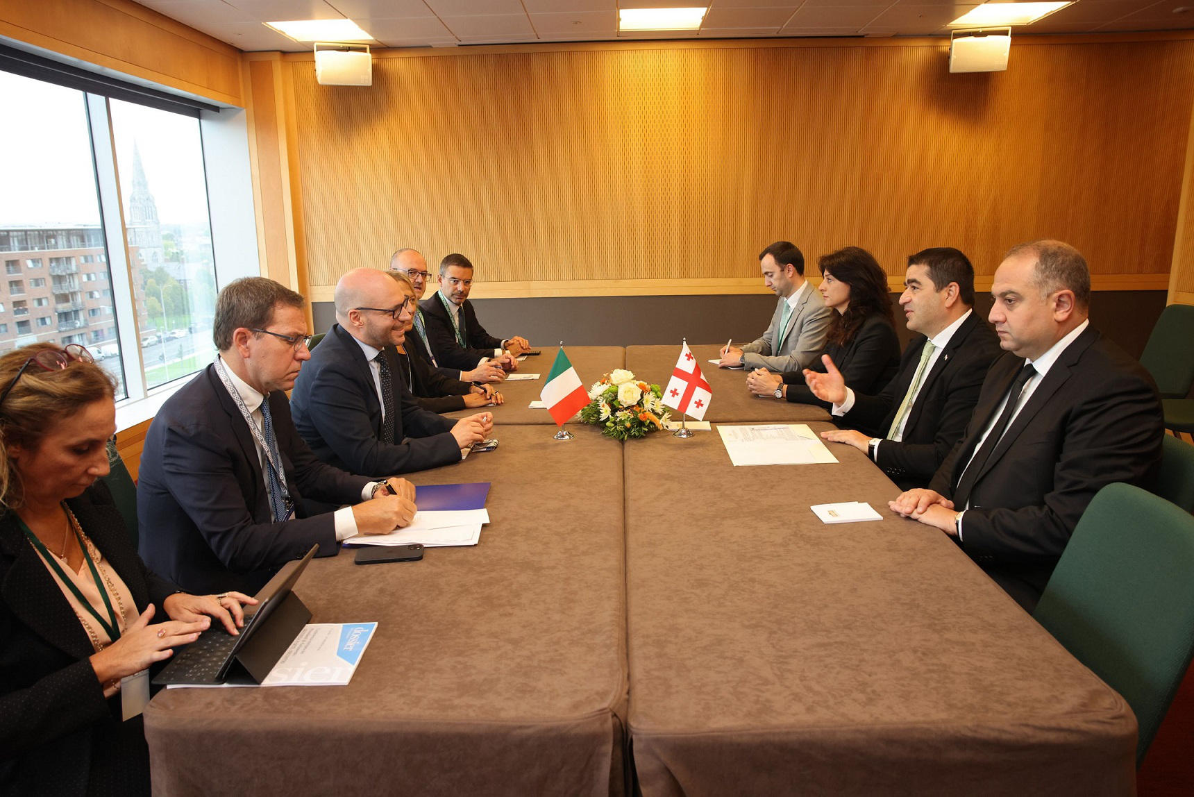 შალვა პაპუაშვილი იტალიის პარლამენტის ქვედა პალატის თავმჯდომარეს შეხვდა