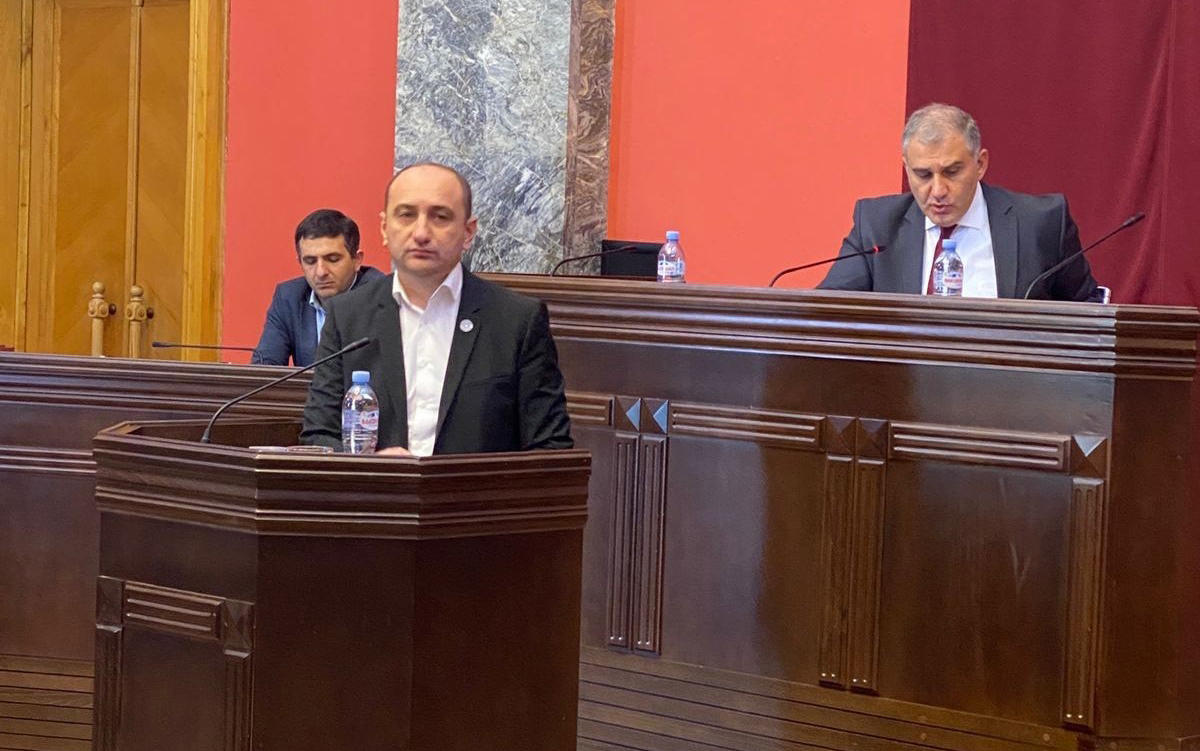 ირაკლი ლექვინაძემ საქართველოს პარლამენტში კომიტეტის სხდომაზე საქმიანობის ანგარიში წარადგინა