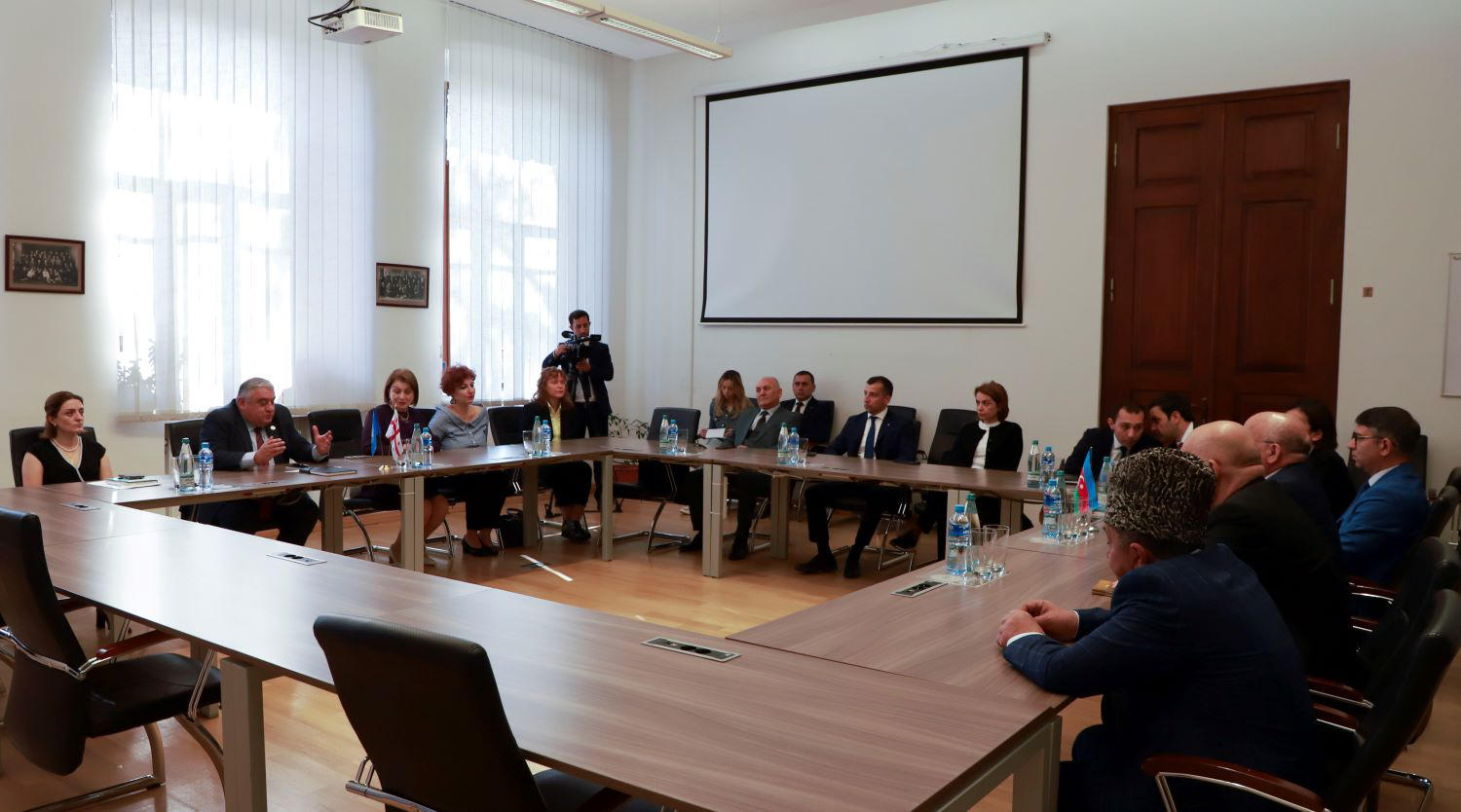 ჯაბა სამუშია აზერბაიჯანის რესპუბლიკის დელეგაციას შეხვდა