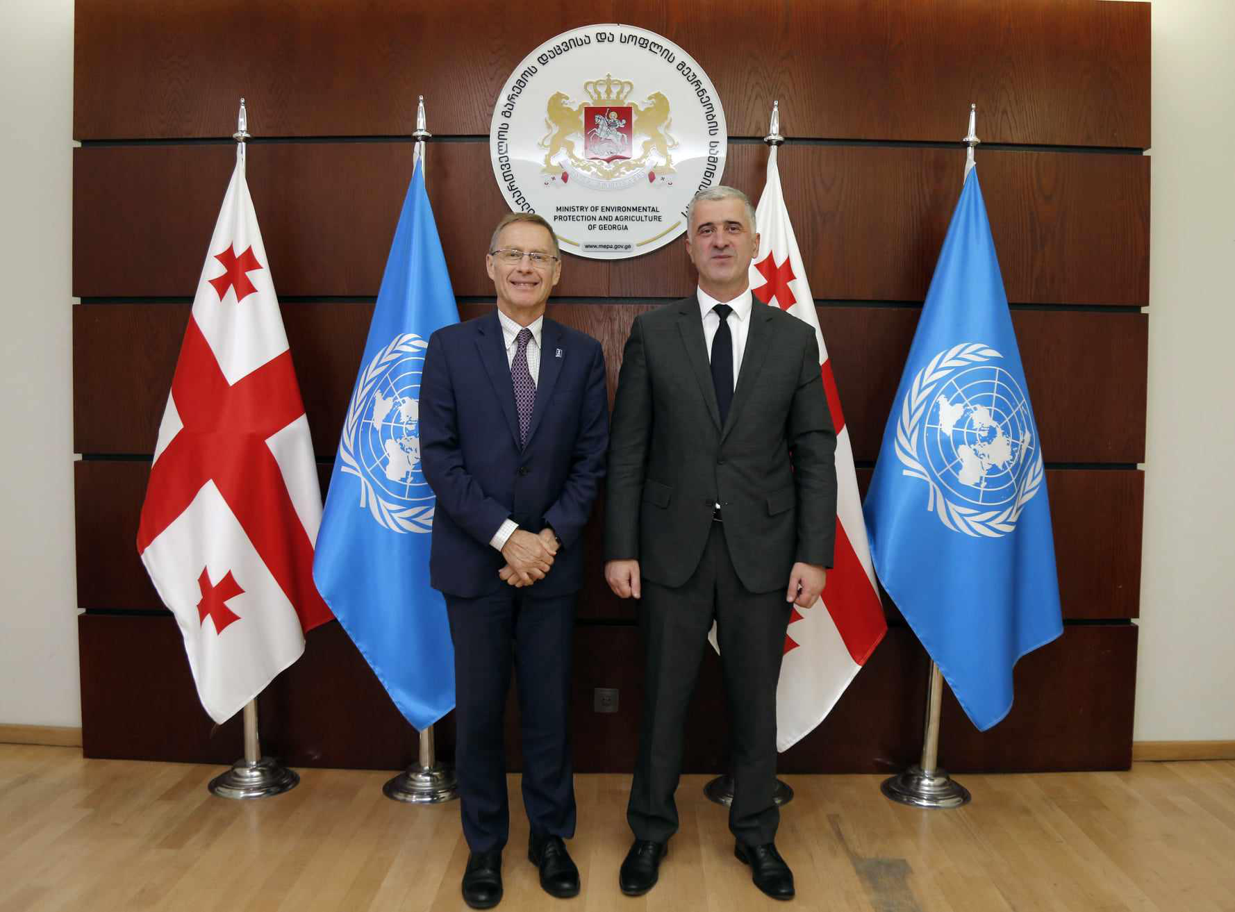 ოთარ შამუგია სოფლის მეურნეობის განვითარების საერთაშორისო ფონდის (IFAD) წარმომადგენლებს შეხვდა