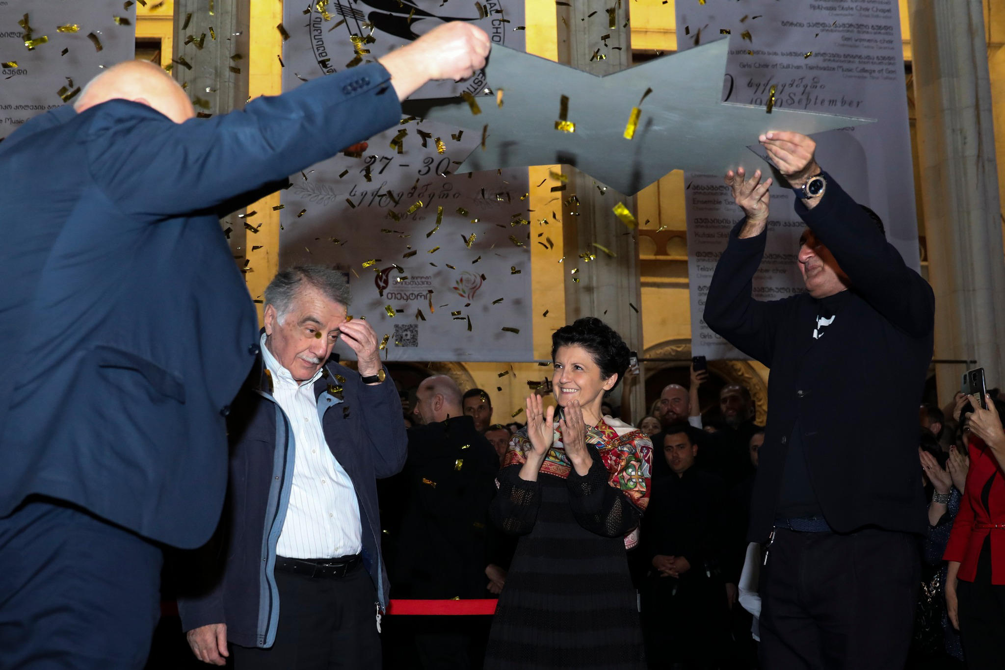 გორში საქართველოს სახალხო არტისტის, შალვა მოსიძის ვარსკვლავი გაიხსნა