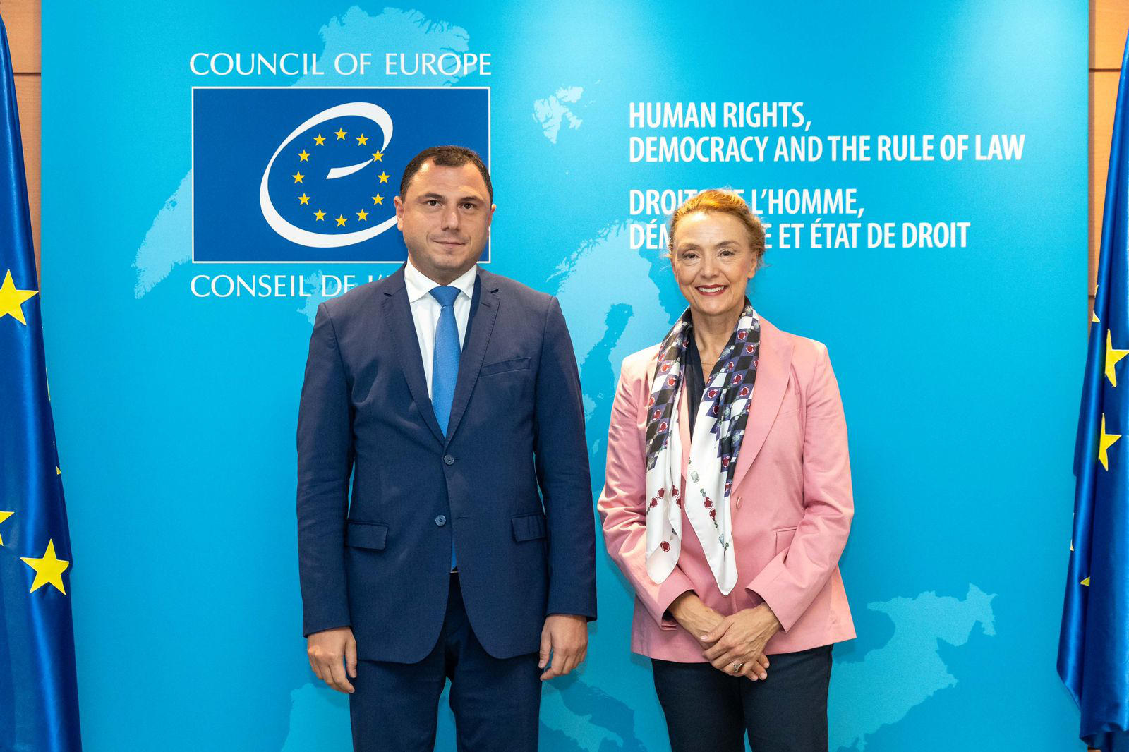 გიორგი ამილახვარი ევროსაბჭოს გენერალურ მდივანს შეხვდა