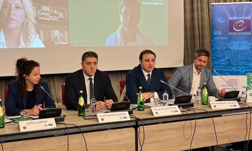 ლევან ჟორჟოლიანმა ანტიდისკრიმინაციის შესახებ ადგილობრივი ხელისუფლების სასწავლო კურსის დასკვნით ღონისძიებაში მიიღო მონაწილეობა