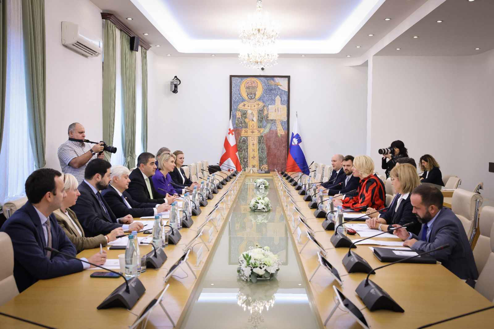 შალვა პაპუაშვილი სლოვენიის ეროვნული ასამბლეის პრეზიდენტს შეხვდა