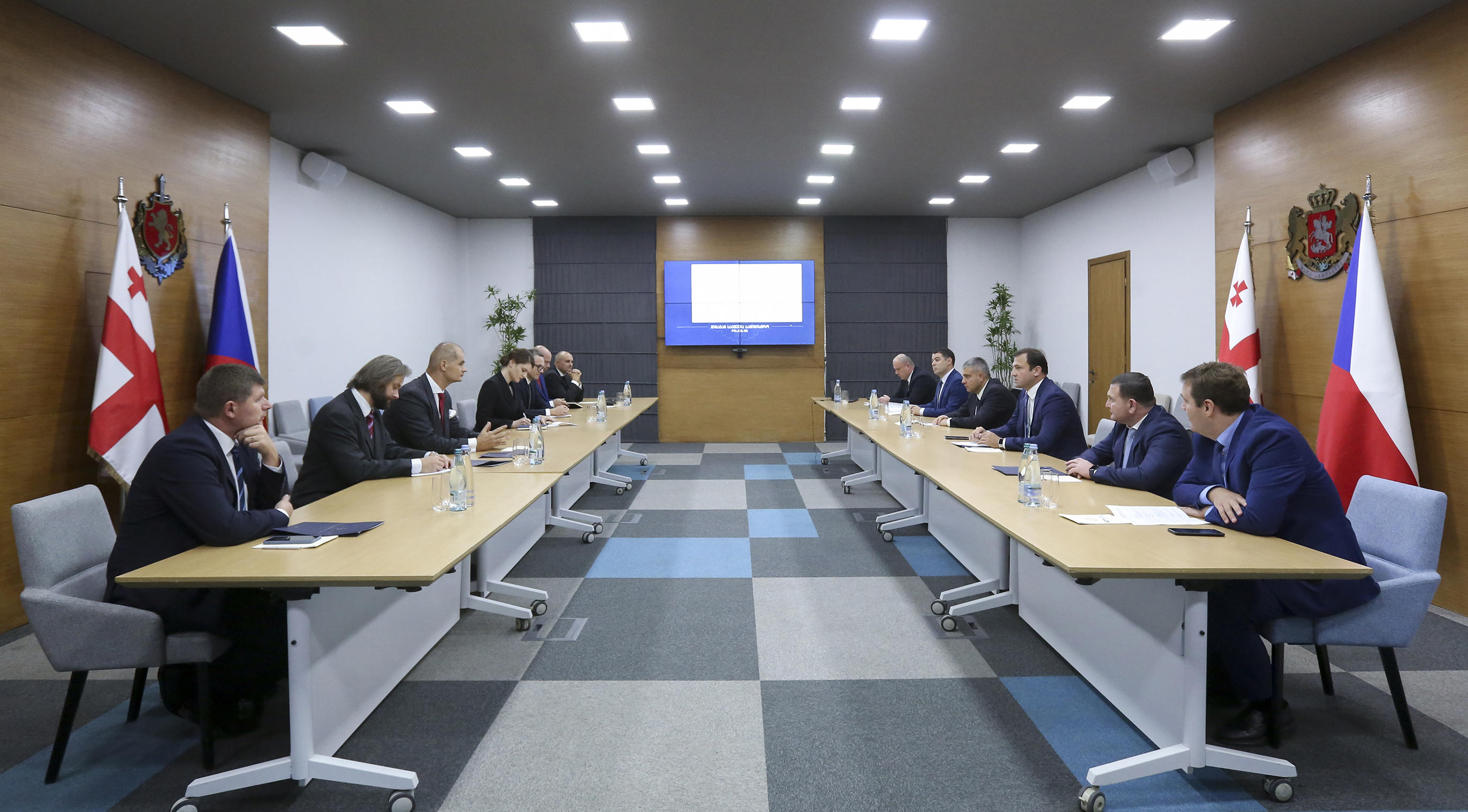 საქართველოს შინაგან საქმეთა სამინისტროს ჩეხეთის ეროვნული პოლიციის ორგანიზებულ დანაშაულთან ბრძოლის სააგენტოს დელეგაცია ეწვია