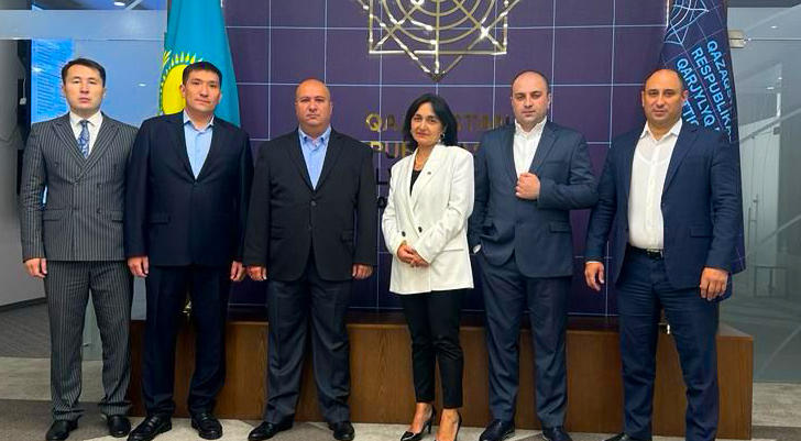ფინანსთა სამინისტროს საგამოძიებო სამსახურის თანამშრომლები ოფიციალური ვიზიტით ყაზახეთის რესპუბლიკის ფინანსური მონიტორინგის სააგენტოს ეწვივნენ
