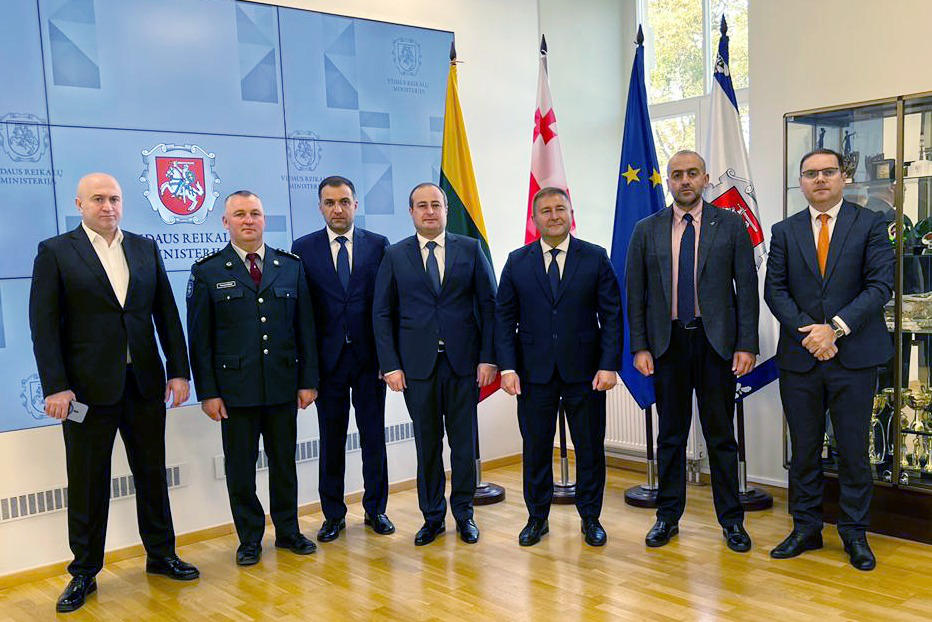 საქართველოს შინაგან საქმეთა მინისტრის პირველი მოადგილე ოფიციალური სამუშაო ვიზიტით ლიეტუვას რესპუბლიკას ეწვია