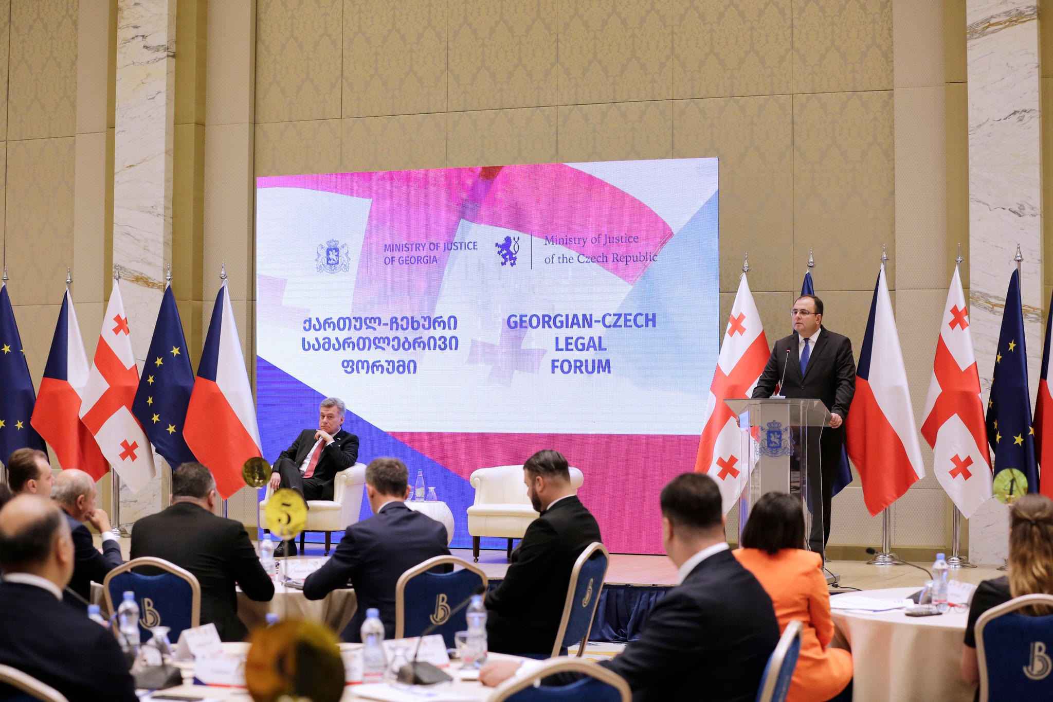 თბილისი პირველ ქართულ-ჩეხურ სამართლებრივ ფორუმს მასპინძლობს