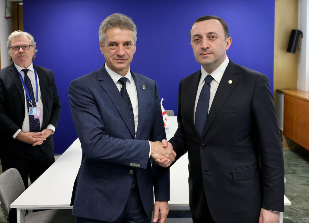 ირაკლი ღარიბაშვილი სლოვენიის რესპუბლიკის პრემიერ-მინისტრ რობერტ გალობს შეხვდა