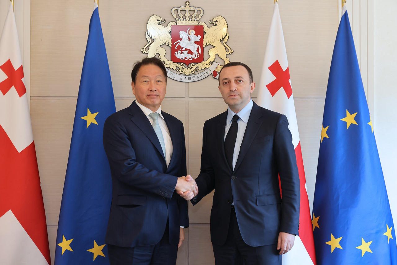 პრემიერ-მინისტრი ირაკლი ღარიბაშვილი კორეის სავაჭრო და სამრეწველო პალატის თავმჯდომარეს შეხვდა