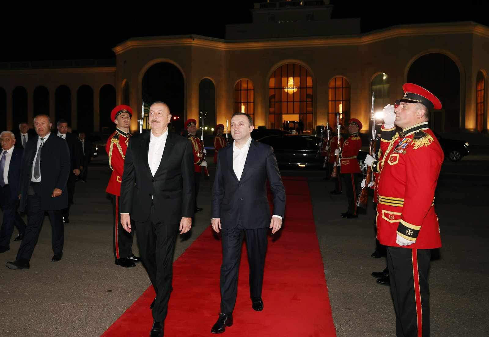 ილჰამ ალიევის სამუშაო ვიზიტი საქართველოში დასრულდა