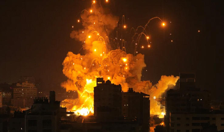 ისრაელის საჰაერო ძალები - ღაზაში ღამით 500-ზე მეტ სამიზნეს დავარტყით