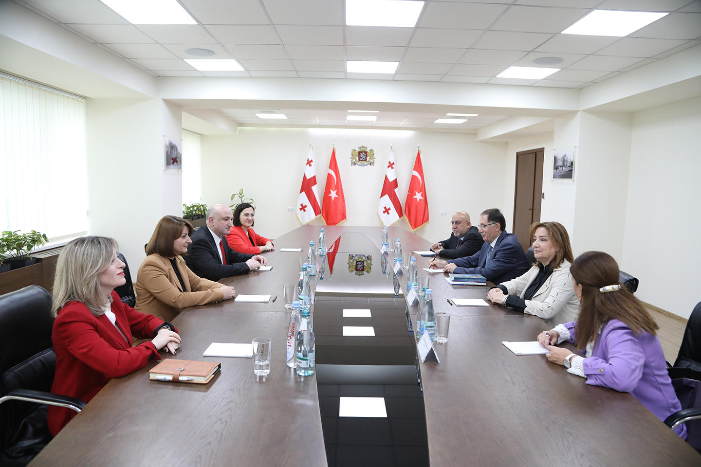 ზურაბ აზარაშვილი თურქეთის მთავარ ომბუდსმენ შერეფ მალკოჩს შეხვდა