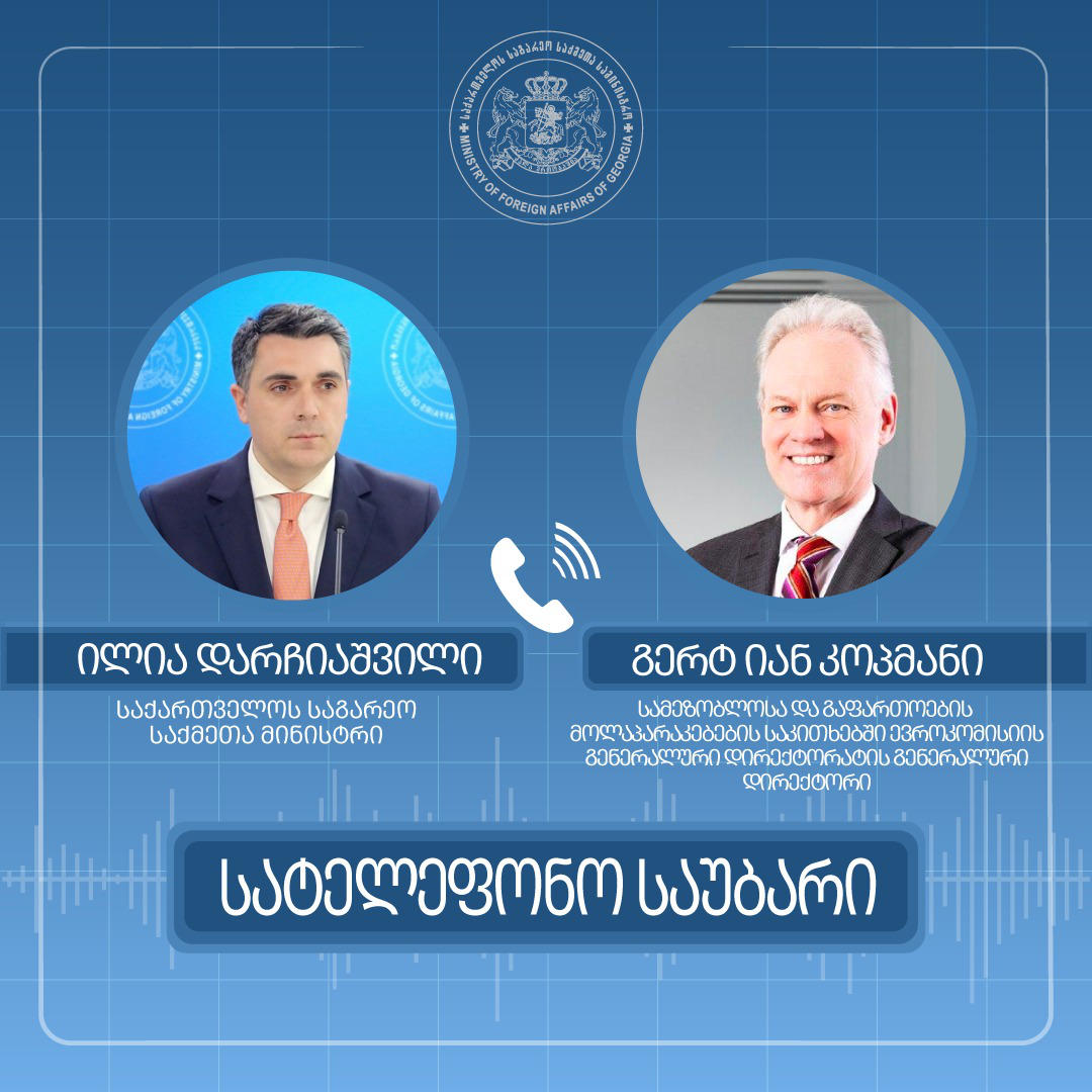 ილია დარჩიაშვილმა გერტ იან კოპმანთან სატელეფონო საუბარი გამართა